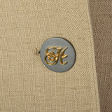 Large Hermés 1970s Tan Blazer