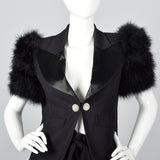 Spring/Summer 1995 Sonia Rykiel Marabou Feather Suit