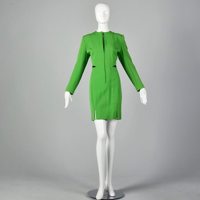 Small Claude Montana 1980s Wool Dress