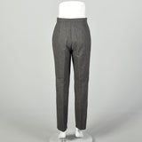 Small 2000s Pants Balenciaga Le Dix Wool Cashmere Tapered Leg Designer