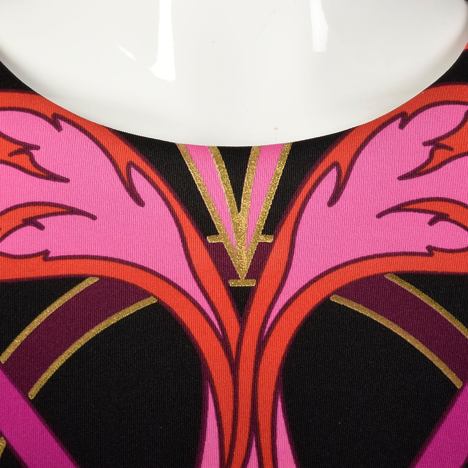 Small Ted Baker Pink Dress Black Short Sleeve Back Slit Designer Style & Salvage Small Ted Baker Pink Dress Black Short Sleeve Back Slit Designer Style & Salvage