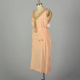3XL 1920s Nightgown Boudoir Lingerie Peach Volup Sleeveless