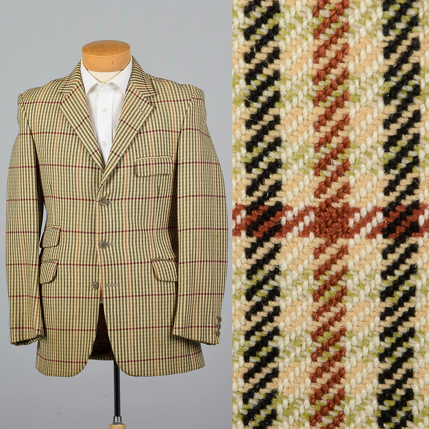 1970s Mens Equestrian Riding Jacket