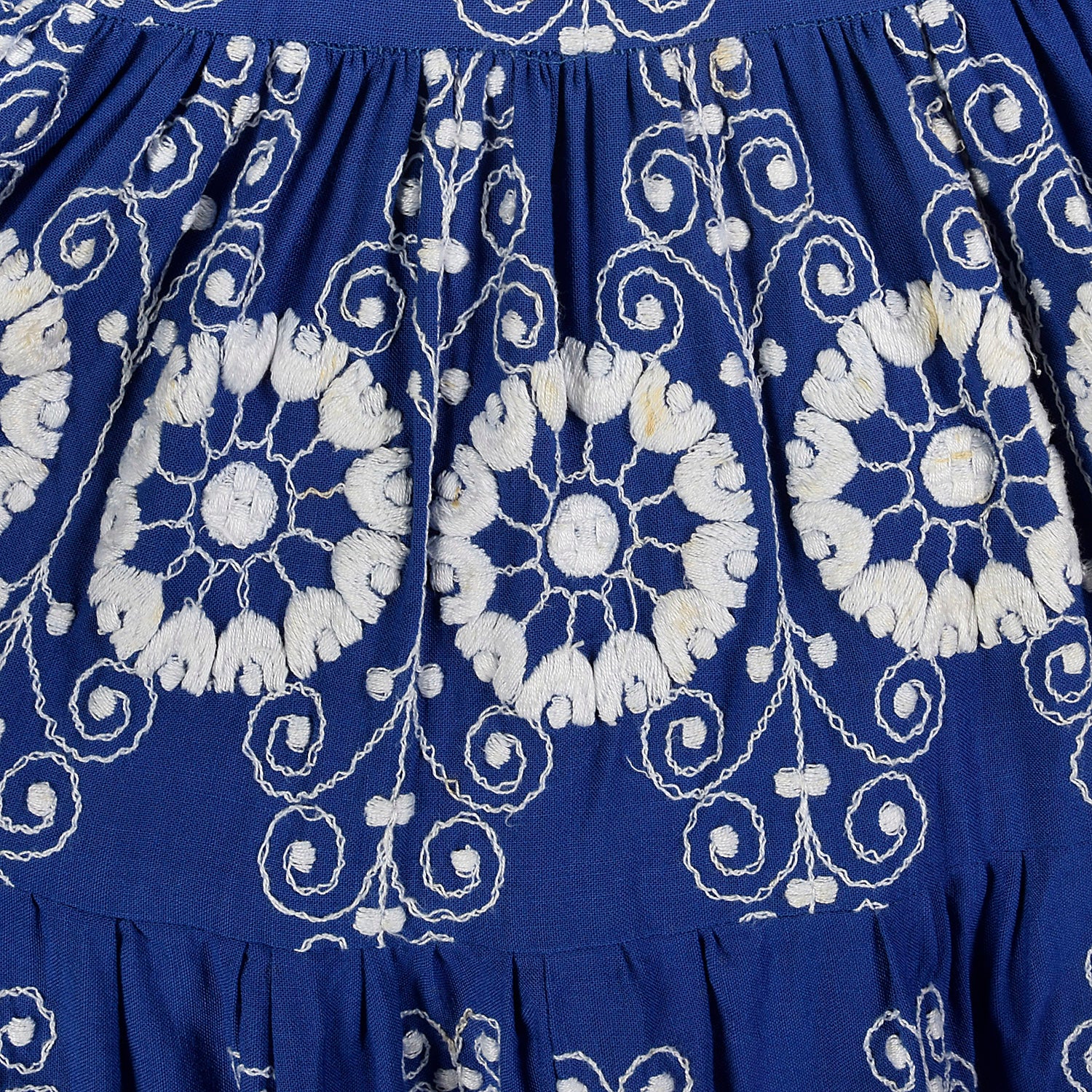 Unbranded 50s Blue Dress W/ Circle Skirt