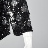 1960s Sequin Top with Scallop Design