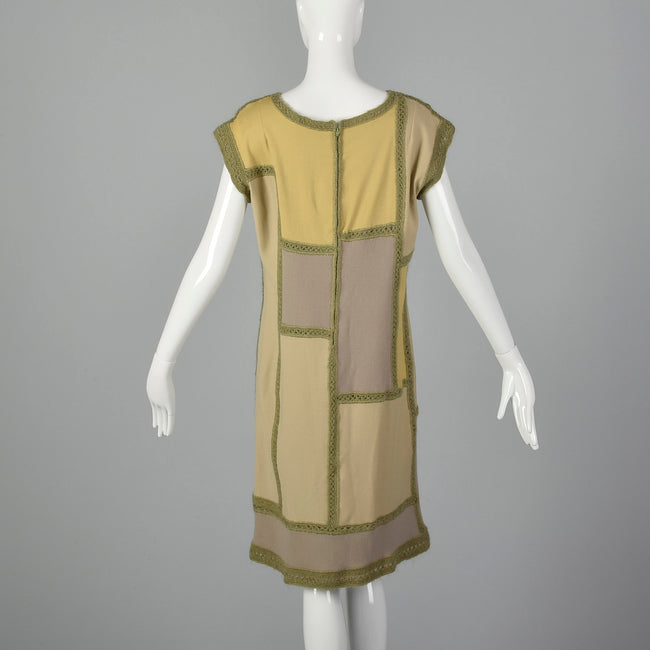 XS 1960s Patchwork Dress