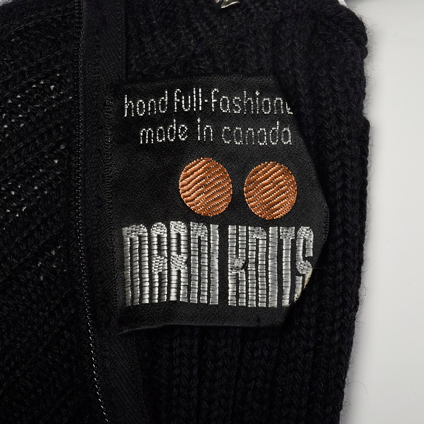 1970s Marni Knits Tight Black Turtleneck Dress