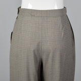 1990s Hermès Wool Pants in Heathered Gray