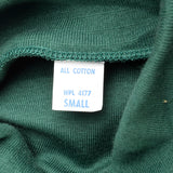 XS 1960s Deadstock Green Lightweight Long Sleeve Turtleneck Shirt
