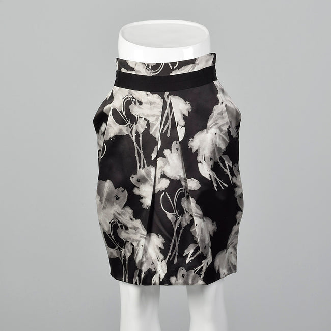 2010s Vivienne Tam Silk Hobble Skirt