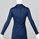 1970s Mignon Dress with a Corset Laced Bodice