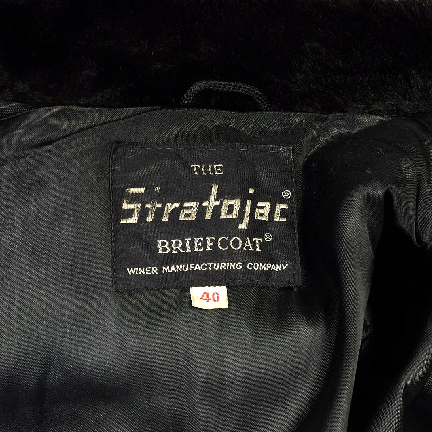 Large 1970s Coat Charcoal Black Faux Fur Double Breasted Winter