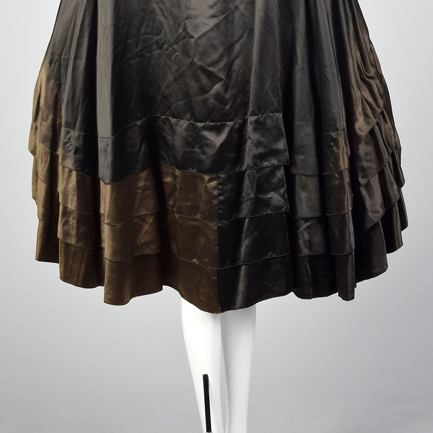 1920s Art Deco Layered Silk Cape