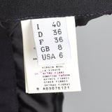 2000s Low Rise Black Pants with Bow Waist