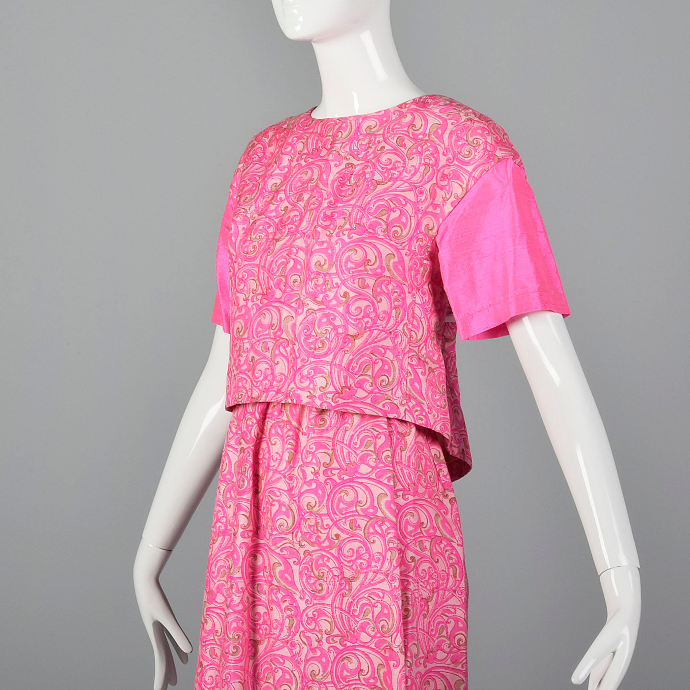 1960s Hot Pink Dress Set