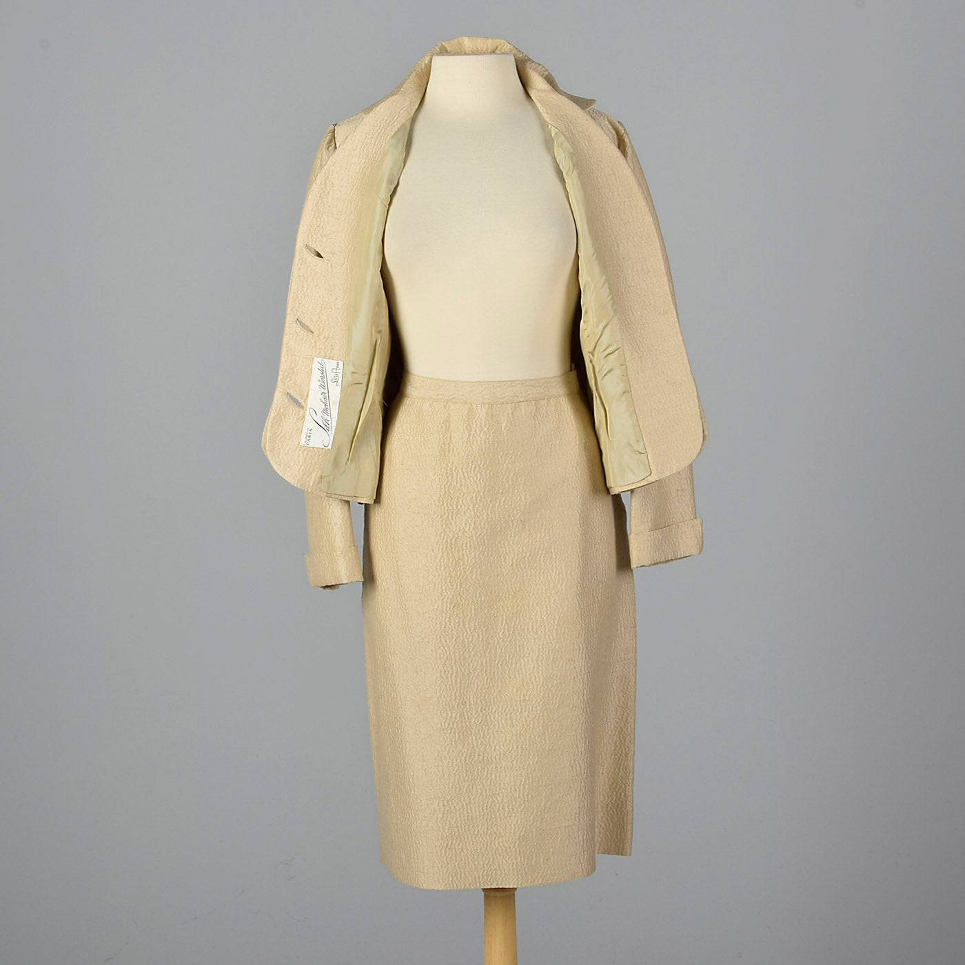 1950s Lilli Ann Silk and Mohair Skirt Suit