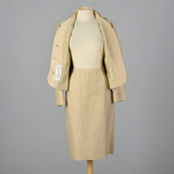 1950s Lilli Ann Silk and Mohair Skirt Suit