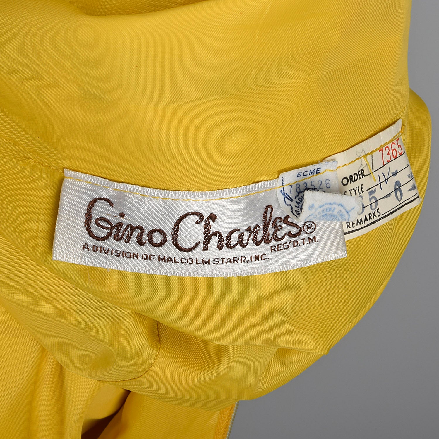 Small 1960s Gino Charles Malcolm Starr Psychedelic Velvet Dress