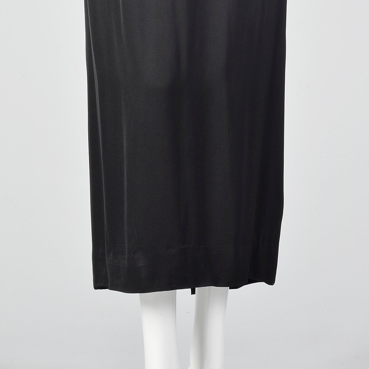 XXS 1960s Ceil Chapman Sleeveless Black Evening Dress