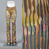 1970s Missoni Extra Long Sheer Knit Pants