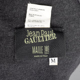 Small Jean Paul Gaultier Maille Femme 1990s Grey Turtleneck Sweater