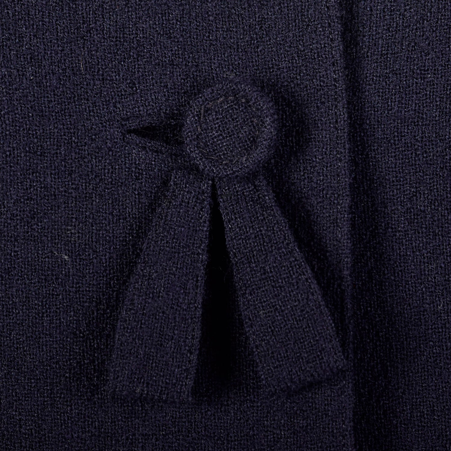 Medium 1960s Navy Blue Peter Pan Collar Wool Jacket