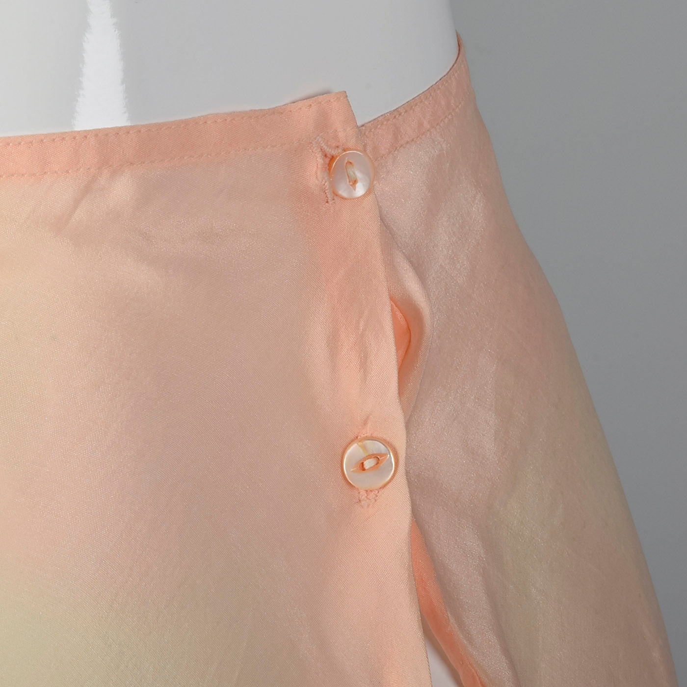 1930s Pink Slip Shorts with Floral Embroidery