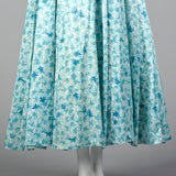 1950s Novelty Butterfly Print Dress