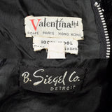 Small Valentina Ltd. 1960s Black Knit Sequin Dress