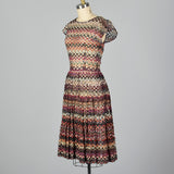 1950s Sheer Ribbon Dress
