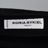 1990s Sonia Rykiel Black Knit Pencil Skirt
