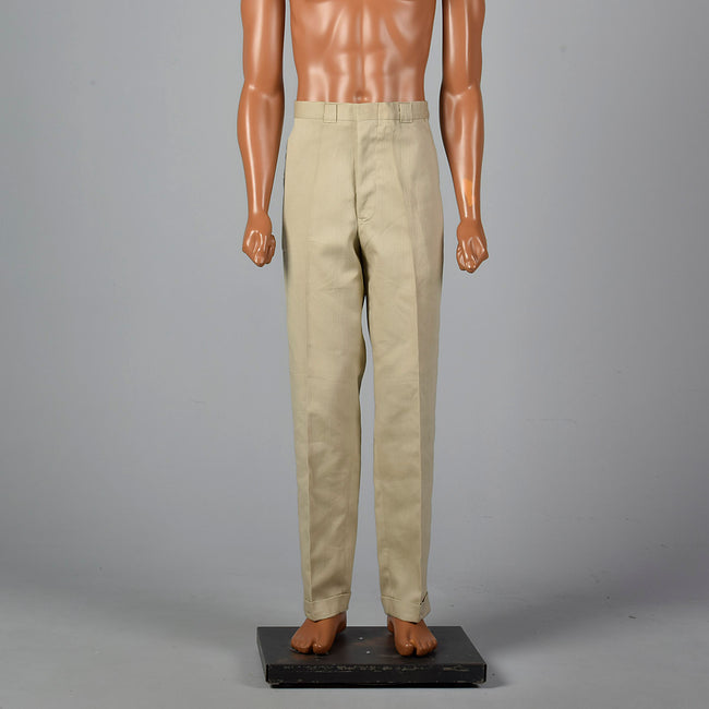 1950s Deadstock Tan Pants