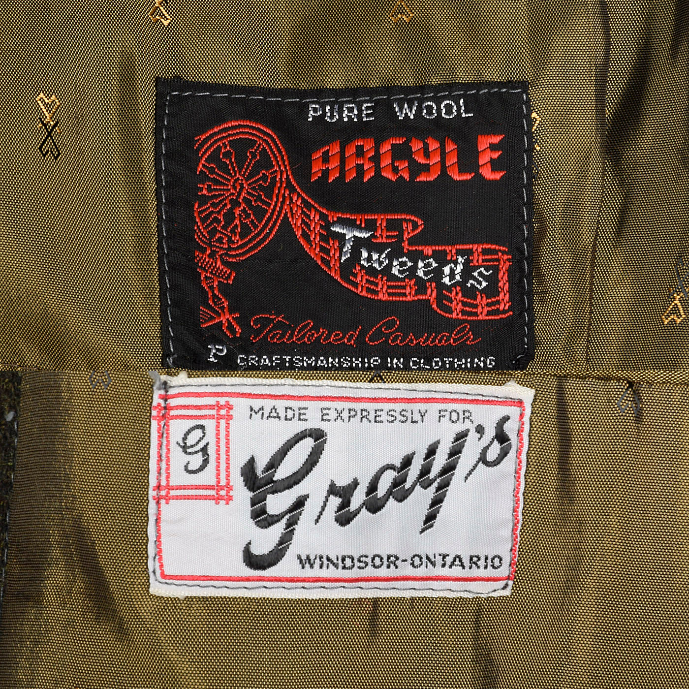 1960s Argyle Tweeds