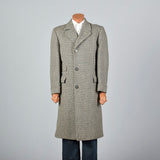1950s Mens Tweed Overcoat
