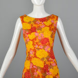 1960s Deadstock Shift Dress in a Vibrant Floral Print