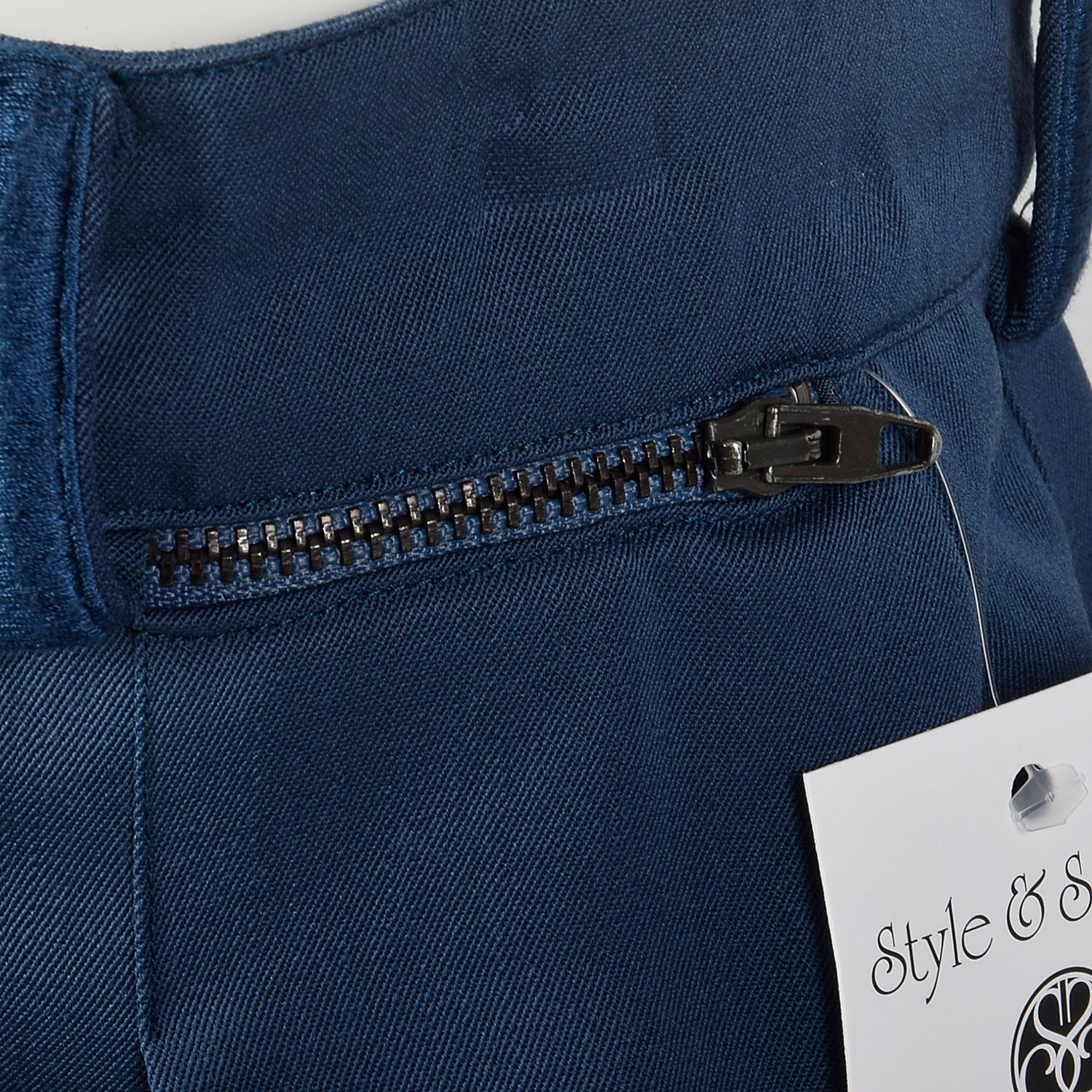 Small 1980s Claude Montana Suit Blue Hourglass Jacket Pleated Trouser