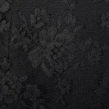 1960s Mignon Black Lace Mermaid Dress with a Stunning Neckline