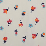 XL 1940s Shirtwaist Day Dress Floral Short Sleeve Summer Volup Cold Rayon