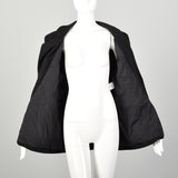 Large 1990s Escada Suit Coat Black Evening Beaded Cocktail Blazer