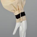1980s Bernard Perris Dress with Cowl Neck