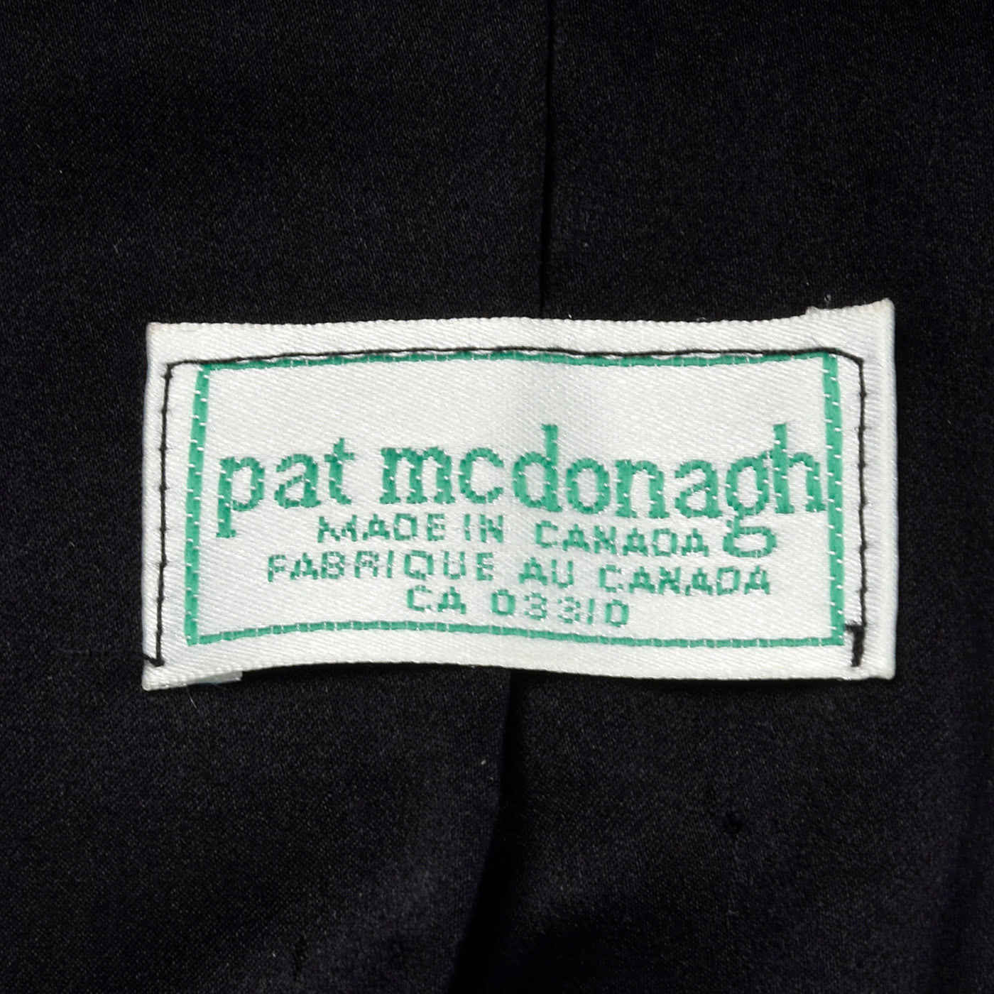2000s Black Coat with Petal Hem