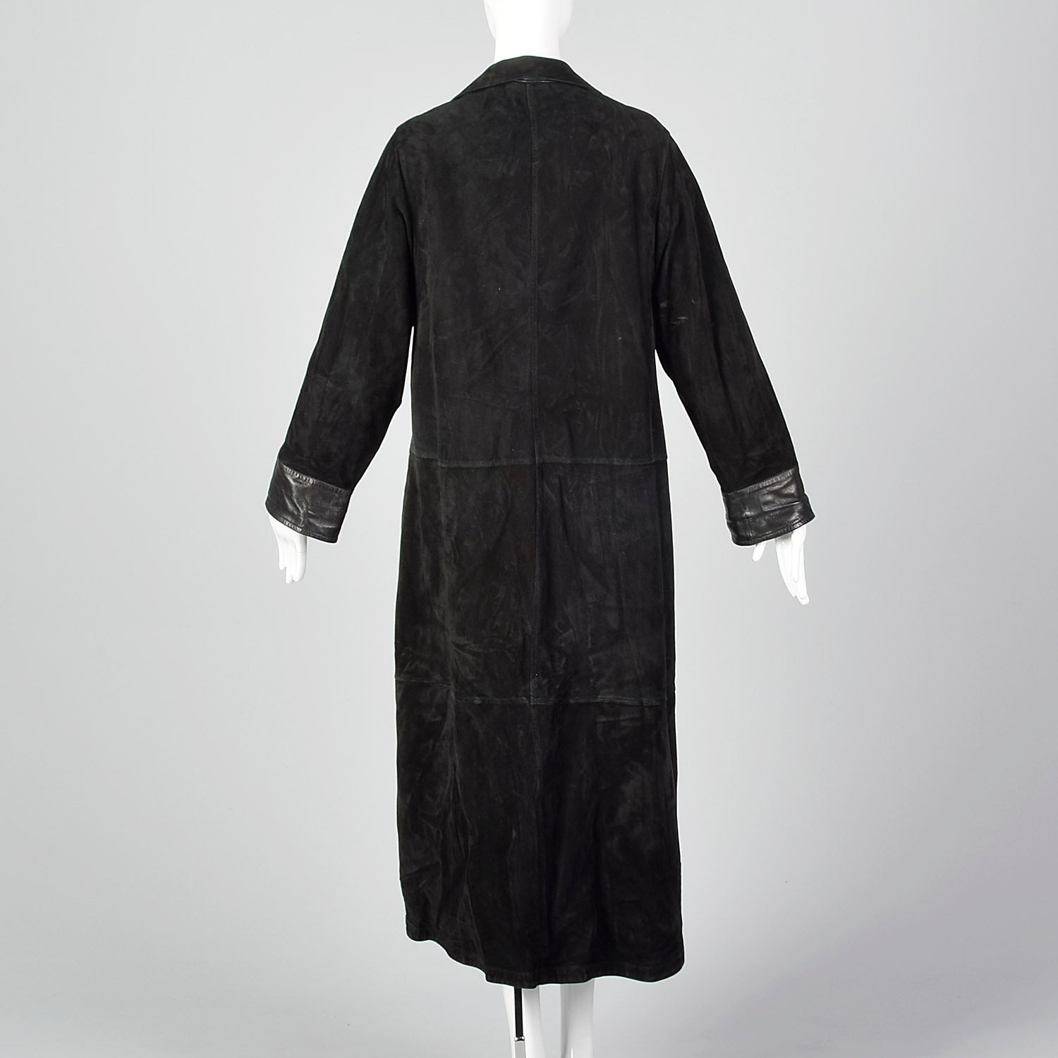 1990s Reversible Black Leather Coat