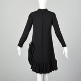 XS Roger Milot for Fred Perlberg 1960s Black Dress