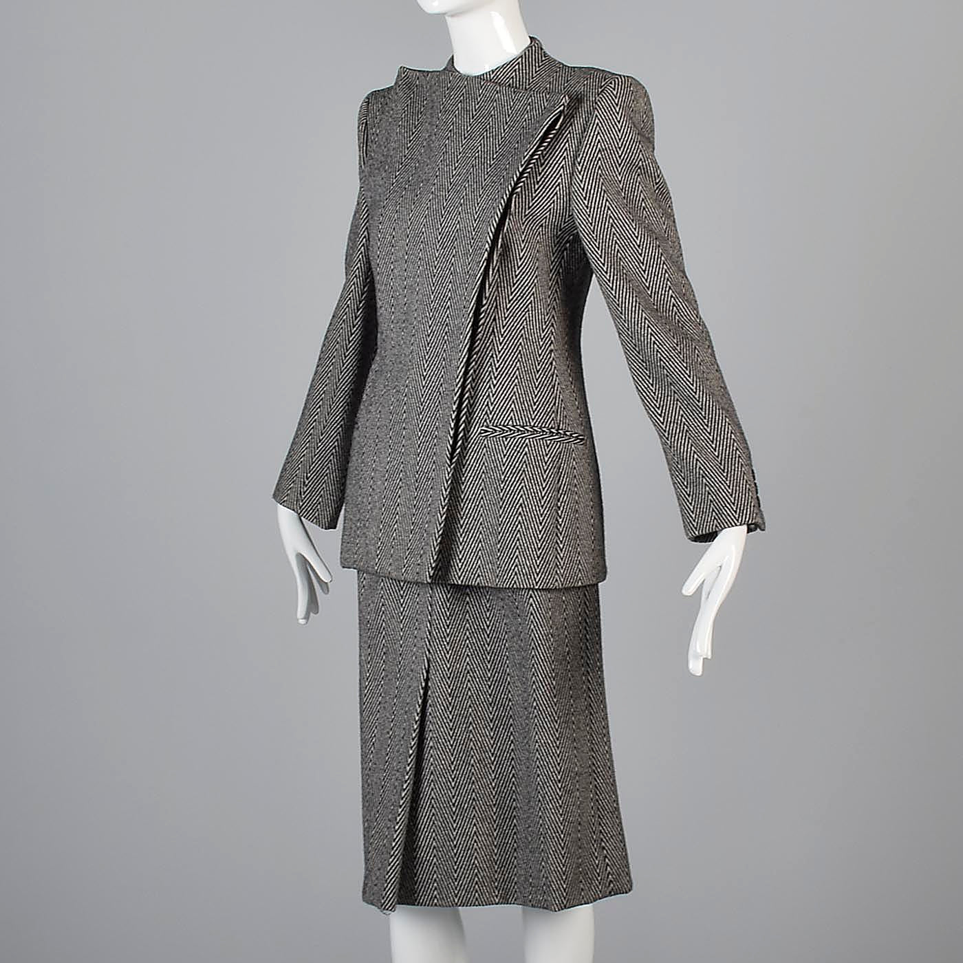 Giorgio Armani Asymmetric Skirt Suit