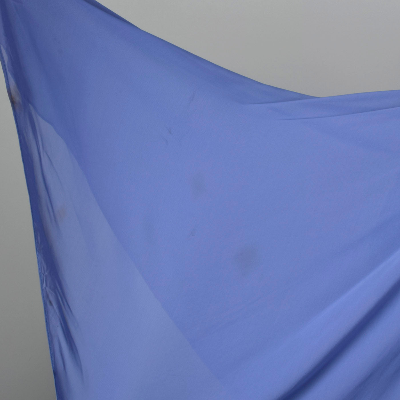 1950s Periwinkle Blue Chiffon Party Dress