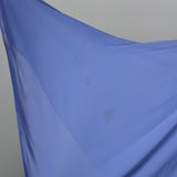 1950s Periwinkle Blue Chiffon Party Dress