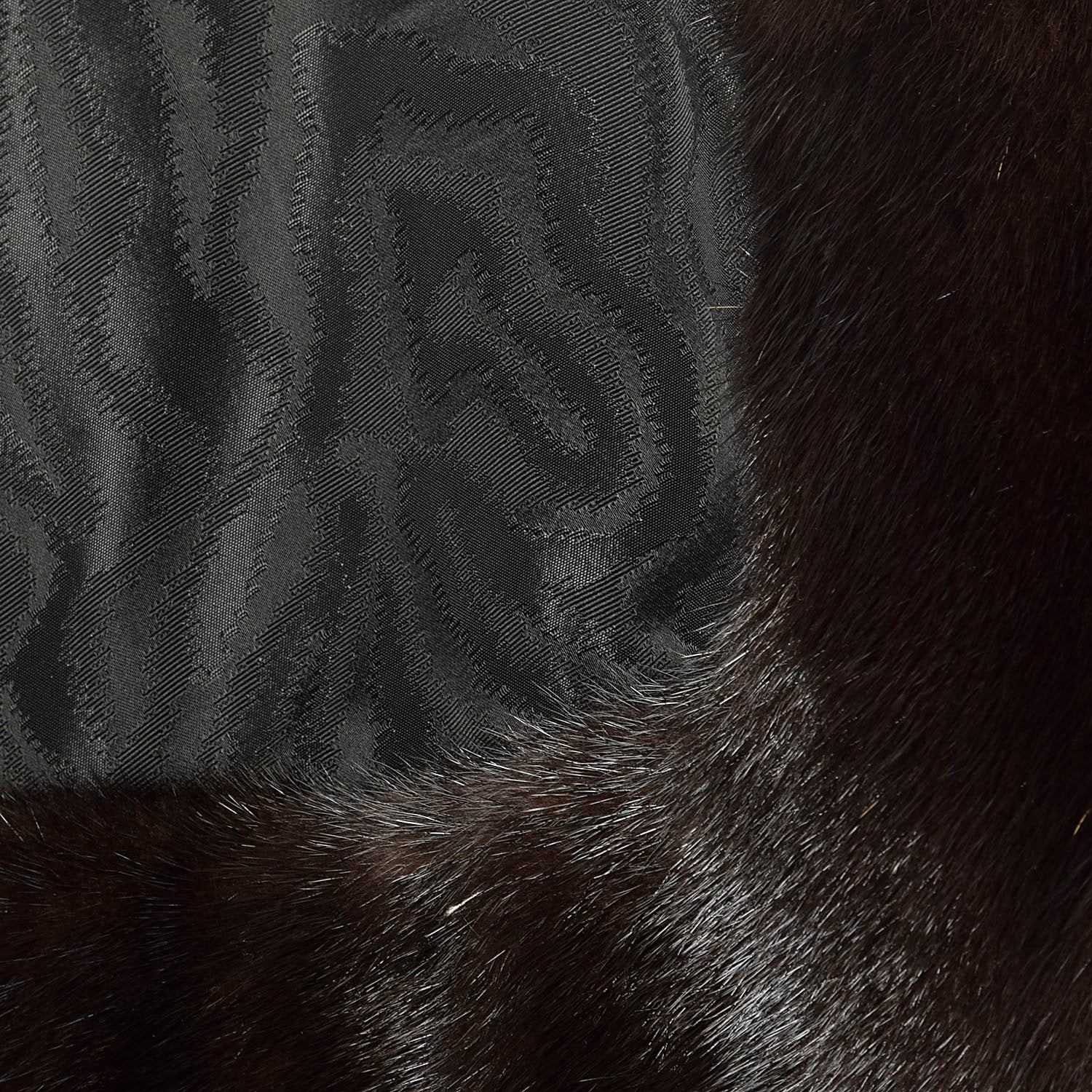 1960s Mink Trim Capelet Evening Fur Cape Black Formal Wrap