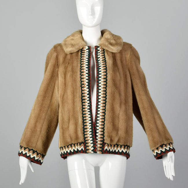 1970s Lilli Ann Faux Fur Coat