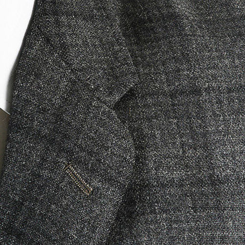 1950s Mens Gray Windowpane Jacket