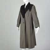 Medium 1940s Coat with Persian Lamb Trim